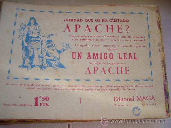 Tebeos: APACHE COLECCION COMPLETA ORIGINAL Y SUELTA : 2 PARTES 132 COMICS Y 2 POSTERS - Foto 2