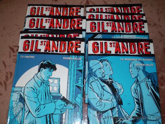 Tebeos: Gil ST Andre (coleccion completa en 8 tomos) - Foto 1