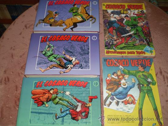 Tebeos: El cosaco verde.Completa en 3 tomos. - Foto 1