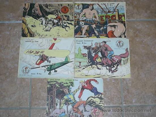 Tebeos: lote 1 5 comics a&ntilde;os 56/57 - Foto 1