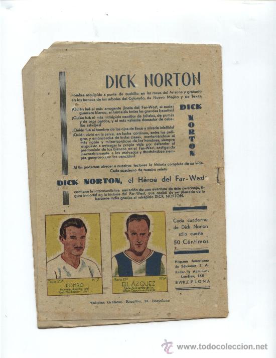 Tebeos: LOTE DE NOVELAS DE DICK NORTON EL HEROE DEL FAR-WEST - Foto 2