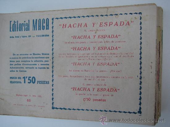 Tebeos: FLEHA ROJA. ORIGINAL Y  COMPLETA. - Foto 2