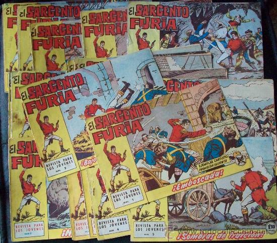 Tebeos: El Sargento Furia (Bruguera) 36 ej. (Completa) - Foto 1