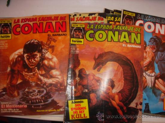 Tebeos: CONAN LOTE 10 comic Ediciones Forum - Foto 1