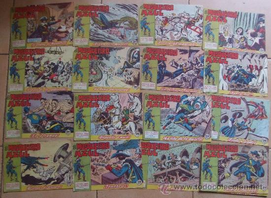 Tebeos: EL MOSQUETERO AZUL, COLECCION COMPLETA 26 EJEMPLARES - Foto 1