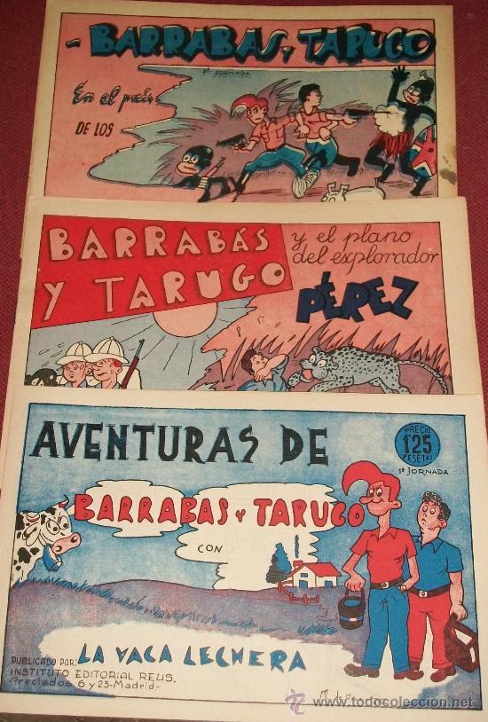 Tebeos: Barrabas y Tarugo  (Reus)  3 Ej. (Completa) (Original) - Foto 1