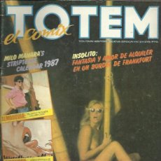 Tebeos: TOTEM EL COMIX ( TOUTAIN ) ORIGINALES 1987-1992 LOTE