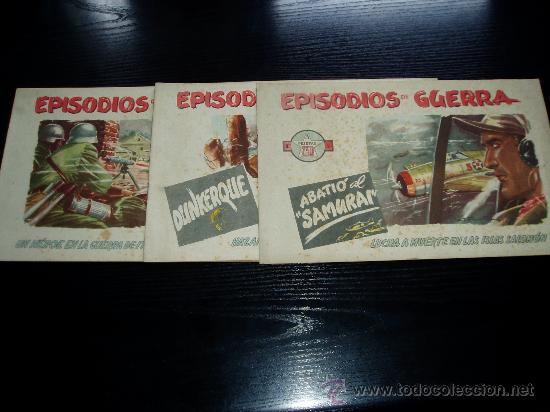 Tebeos: EPISODIOS DE GUERRA. COMPLETA 3 NUMEROS. ORIGINAL. ED. AUGUSTA. - Foto 2