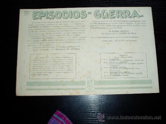 Tebeos: EPISODIOS DE GUERRA. COMPLETA 3 NUMEROS. ORIGINAL. ED. AUGUSTA. - Foto 6