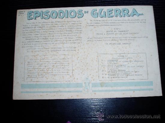 Tebeos: EPISODIOS DE GUERRA. COMPLETA 3 NUMEROS. ORIGINAL. ED. AUGUSTA. - Foto 8