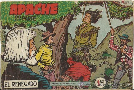 Tebeos: APACHE 2&ordf; PARTE ( MAGA ) ORIGINALES 1960-1961 LOTE - Foto 3