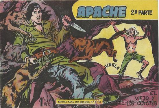 Tebeos: APACHE 2&ordf; PARTE ( MAGA ) ORIGINALES 1960-1961 LOTE - Foto 4