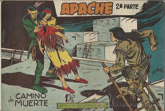 Tebeos: APACHE 2&ordf; PARTE ( MAGA ) ORIGINALES 1960-1961 LOTE - Foto 7