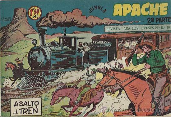 Tebeos: APACHE 2&ordf; PARTE ( MAGA ) ORIGINALES 1960-1961 LOTE - Foto 8