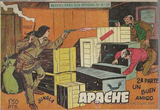 Tebeos: APACHE 2&ordf; PARTE ( MAGA ) ORIGINALES 1960-1961 LOTE - Foto 9