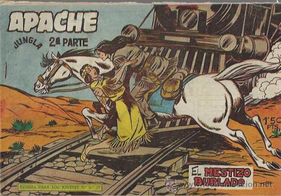 Tebeos: APACHE 2&ordf; PARTE ( MAGA ) ORIGINALES 1960-1961 LOTE - Foto 10