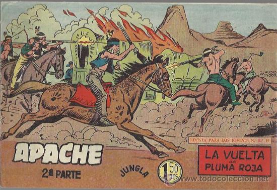 Tebeos: APACHE 2&ordf; PARTE ( MAGA ) ORIGINALES 1960-1961 LOTE - Foto 12