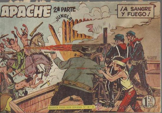 Tebeos: APACHE 2&ordf; PARTE ( MAGA ) ORIGINALES 1960-1961 LOTE - Foto 19