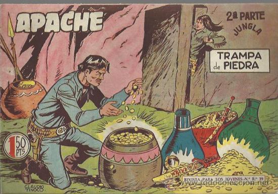 Tebeos: APACHE 2&ordf; PARTE ( MAGA ) ORIGINALES 1960-1961 LOTE - Foto 22