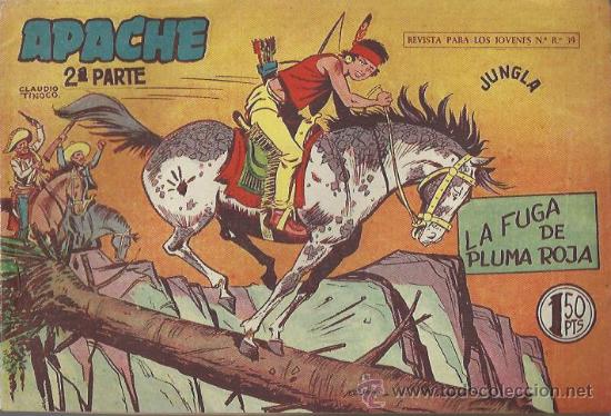 Tebeos: APACHE 2&ordf; PARTE ( MAGA ) ORIGINALES 1960-1961 LOTE - Foto 25