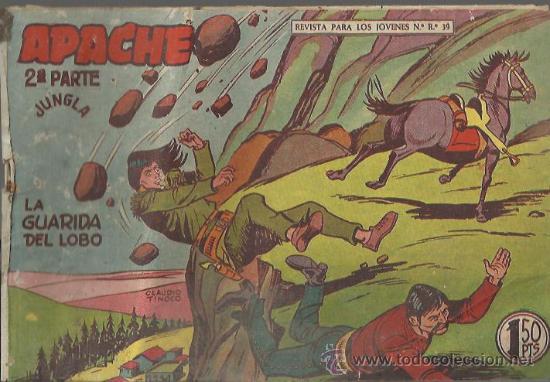 Tebeos: APACHE 2&ordf; PARTE ( MAGA ) ORIGINALES 1960-1961 LOTE - Foto 26