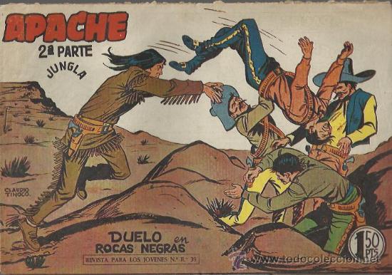 Tebeos: APACHE 2&ordf; PARTE ( MAGA ) ORIGINALES 1960-1961 LOTE - Foto 27