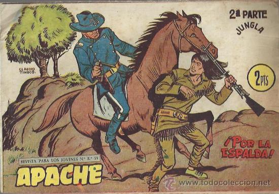 Tebeos: APACHE 2&ordf; PARTE ( MAGA ) ORIGINALES 1960-1961 LOTE - Foto 36