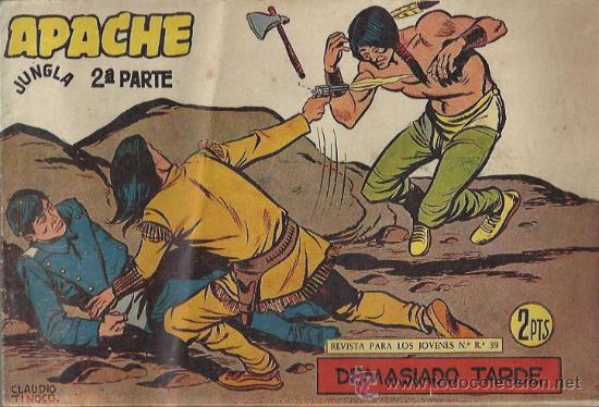 Tebeos: APACHE 2&ordf; PARTE ( MAGA ) ORIGINALES 1960-1961 LOTE - Foto 39