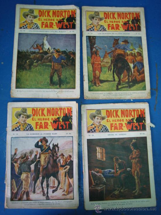 Tebeos: Dick Norton. El heroe del Far-West N&ordm; 18,28,30 y 33 - Foto 1