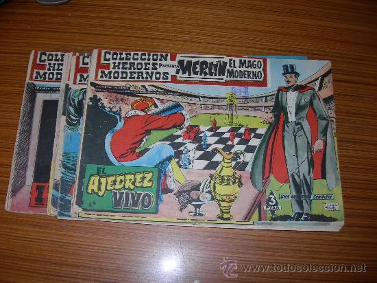 Tebeos: MERLIN EL MAGO MODERNO COMPLETA 16 NUMEROS DE DOLAR - Foto 1