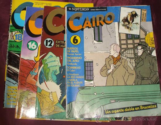 Tebeos: LOTE 4 COMIC CAIRO NUMEROS 6, 12,16 Y 18 - Foto 1