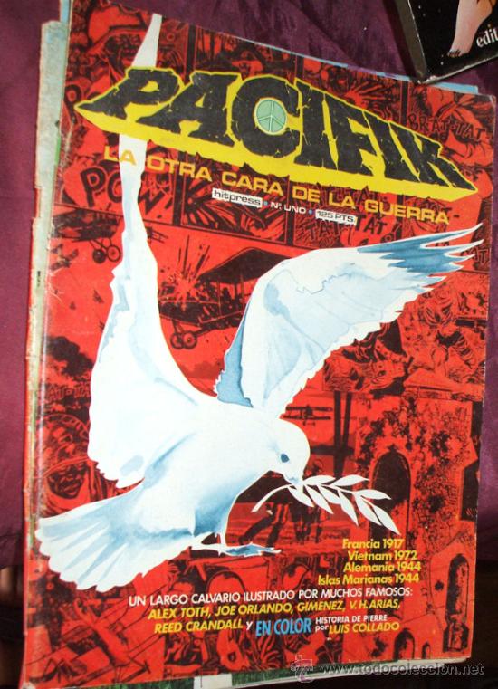 Tebeos: COLECCION COMPLETA COMIC PACIFIC DE EDIT. HITPRESS 1982, NUMEROS 1, 2 Y 3 - Foto 1