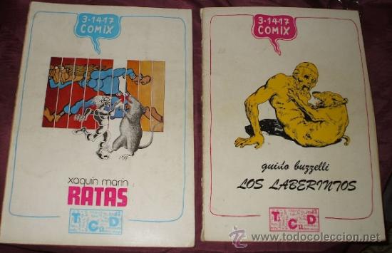 Tebeos: COLECCION COMPLETA COMICS 3-14-17 COMIX EN TOTAL 2 NUMEROS DE 1977 - Foto 1