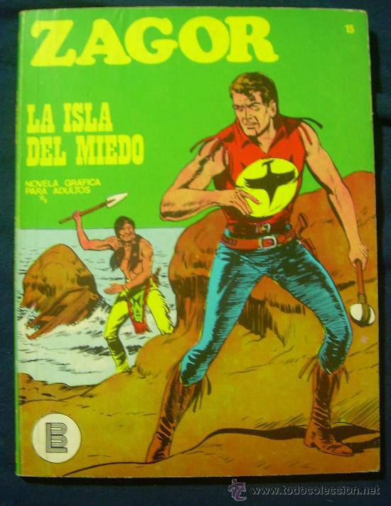 Tebeos: ZAGOR N&ordm;15 LA ISLA DEL MIEDO BURULAN - Foto 1