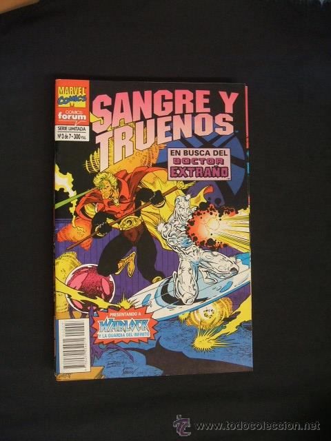Tebeos: COLECCION COMPLETA - 7 EJEMPLARES - SANGRE Y TRUENOS - FORUM - - Foto 3