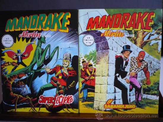 Tebeos: Mandrake. Merl&iacute;n el Mago. Ediciones V&eacute;rtice. 1980. - Foto 2