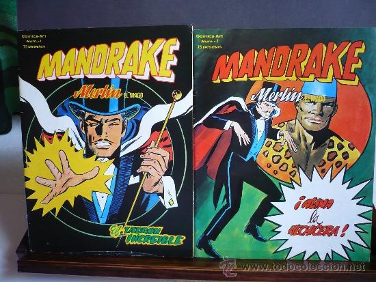 Tebeos: Mandrake. Merl&iacute;n el Mago. Ediciones V&eacute;rtice. 1980. - Foto 1