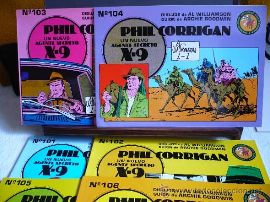 Tebeos: Phil Corrigan X-9. Al Williamson. Ediciones Eseuve. Completa, 6 n&uacute;meros. - Foto 2
