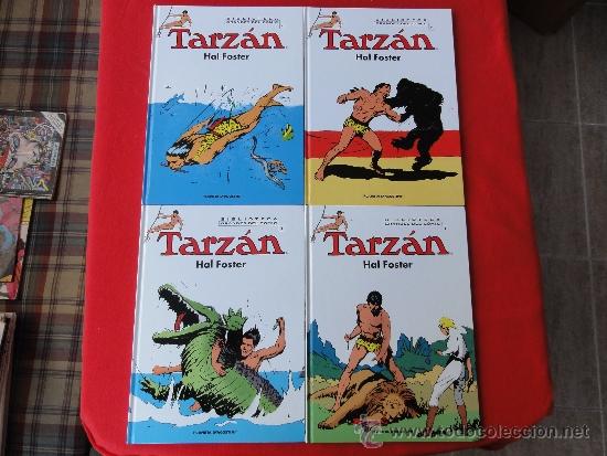 Tebeos: TARZAN . BIBLIOTECA GRANDES DEL COMIC. TOMOS 1 A 4 - Foto 1