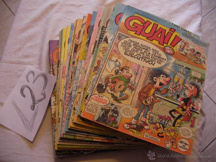 Tebeos: LOTE DE ANTIGUOS COMICS GUAI! - Foto 1