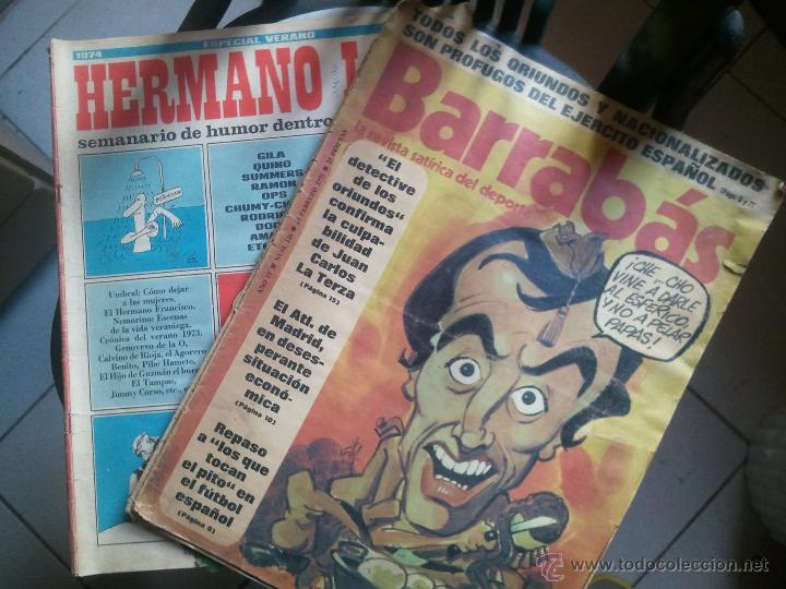 Tebeos: Revista HERMANO LOBO, y BARRABAS. - Foto 1