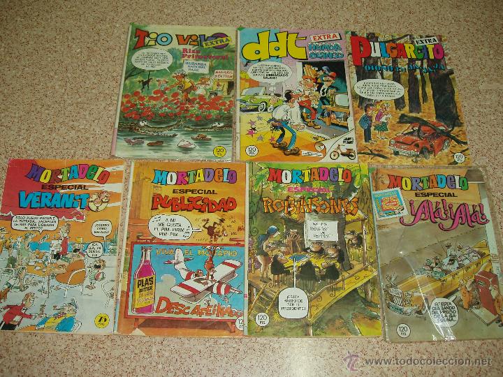 Tebeos: Lote de Mortadelo Especial  y diversos extras - Foto 1