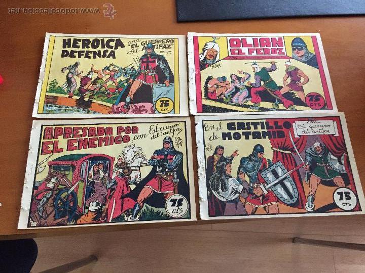 Tebeos: guererro del antifaz lote de 8 numeros - Foto 1