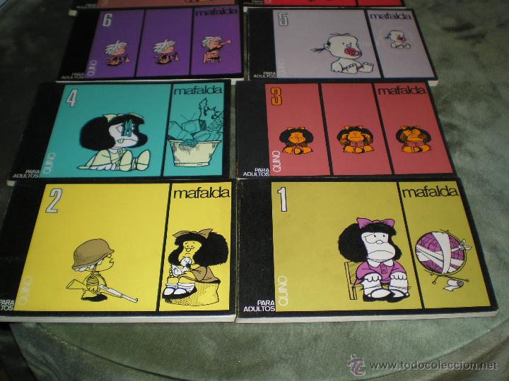 Tebeos: COLECCION DE MAFALDA DEL 1 AL 10 - Foto 1
