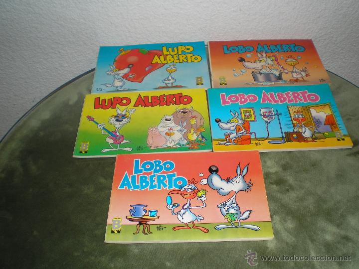 Tebeos: COLECCION DE LOBO ALBERTO DFEL 1 AL 5 - Foto 1