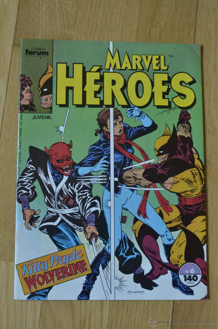 Tebeos: marvel heroes n&ordm; 6 kitty pride wolverine forum - Foto 1