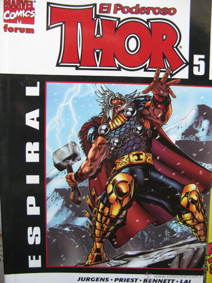 Tebeos: EL PODEROSO THOR. MARVEL COMICS FORUM. NROS. 3 Y 5. - Foto 2
