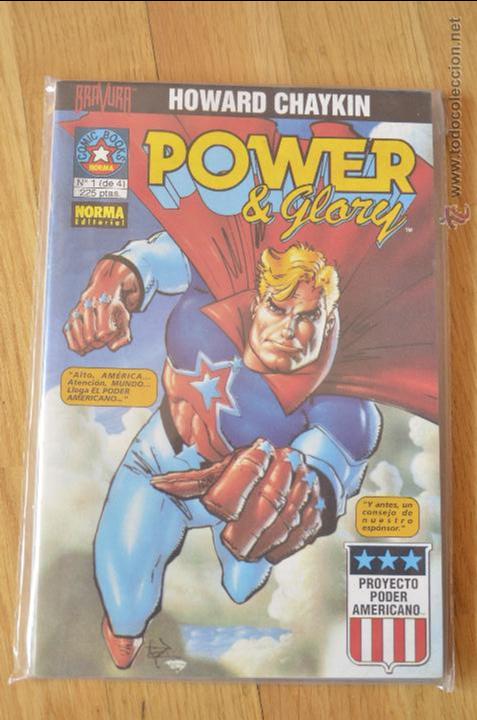 Tebeos: POWER AND GLORY. COMPLETA. 4 NUMEROS. HOWARD CHAYKIN. NORMA - Foto 1