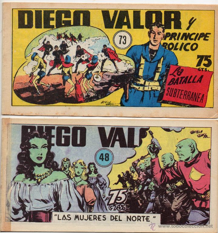 2 tebeos diego valor ( editorial cid ) años 50 - Vendido ...