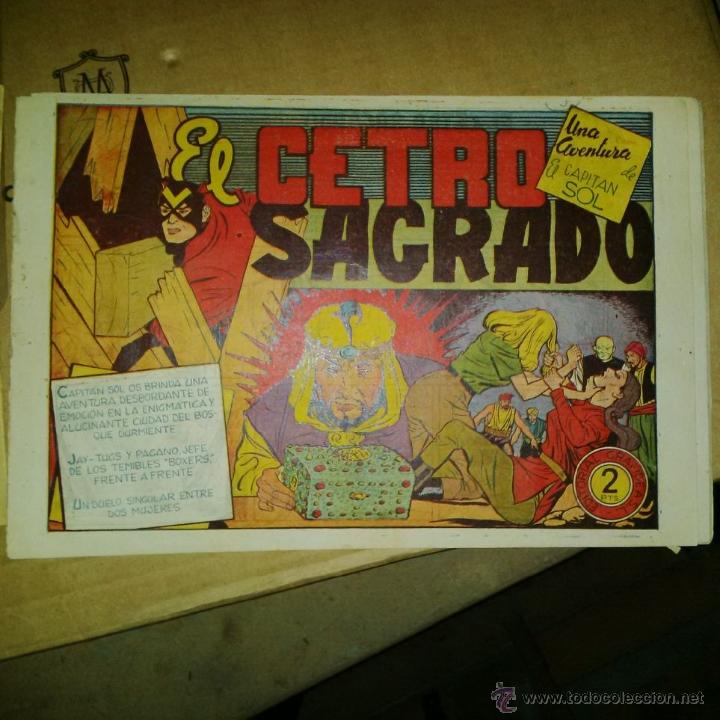 Tebeos: CAPITAN SOL GRAFIDEA COMPLETA A&Ntilde;O 1948 ORIGINAL - Foto 5